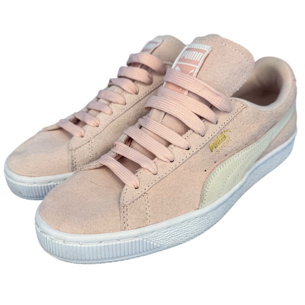 Puma Suede Classic Womens 8.5 Pink‎ Low Top Sneakers 355462 51